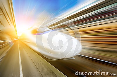 Very high speed trains Stock Photo