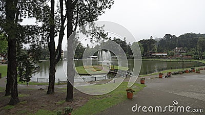 Joaquina Rita Bier Lake in the city of Gramado in Rio Grande do Sul, Brazil Stock Photo