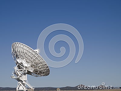 Very Large Array Radio Telescope Stock Photo