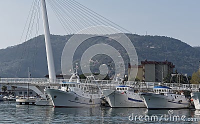 very nice view of la spezia harbour Stock Photo