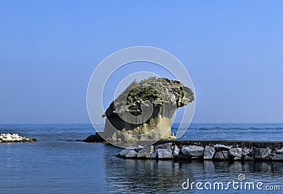 very nice view of lacco ameno Stock Photo