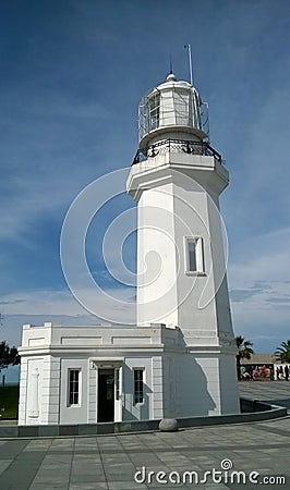 Very old Batumi lighthouse Editorial Stock Photo