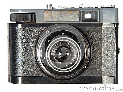 Very old classic camera Stock Photo