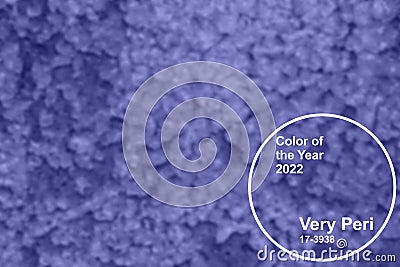 Very Peri the main color of year 2022. Blurred abstract texture painted in trendy fashionable color Editorial Stock Photo