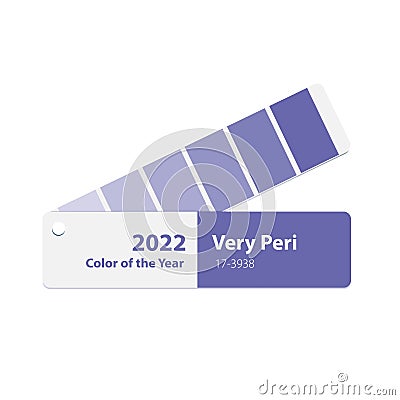 Very Peri Pantone Color of the year 2022 Vector Illustration