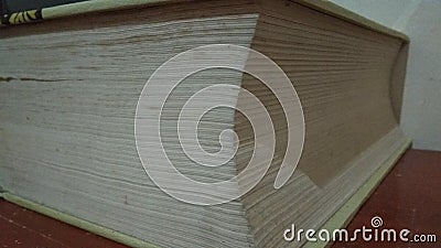 very thick old book sheets Stock Photo