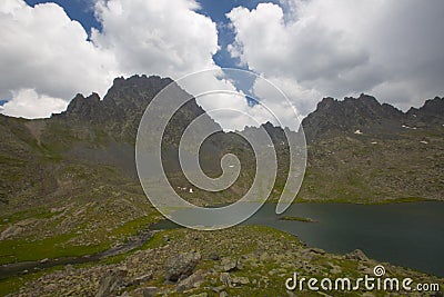 VerÃ§enik, which is the most difficult peak of the KaÃ§kar Mountains Stock Photo