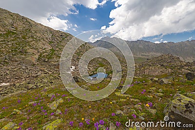 VerÃ§enik, which is the most difficult peak of the KaÃ§kar Mountains Stock Photo