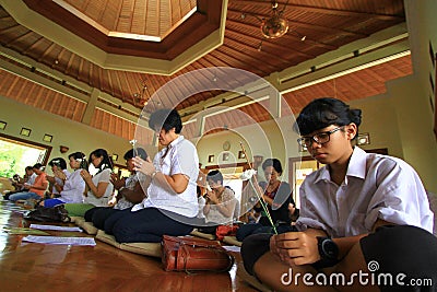 Vesak Ceremony Editorial Stock Photo