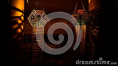 Vesak lanterns, Sri lankan vesak festival celebrations Stock Photo