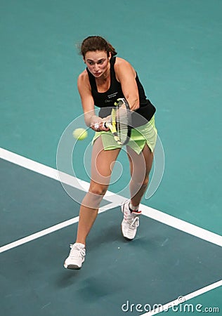 Vesna MANASIEVA (RUS) at Open GDF Suez 2010 Editorial Stock Photo