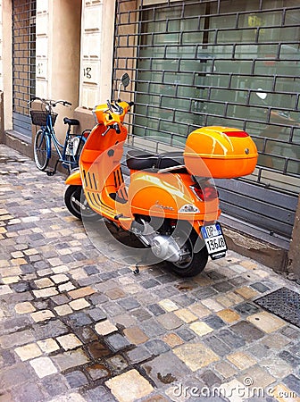 Vespa scooter Editorial Stock Photo