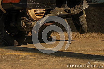 Vespa vespa aestetic Stock Photo