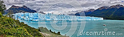 Perito Moreno Glacier at Los Glaciares National Park N.P. Argentina Stock Photo