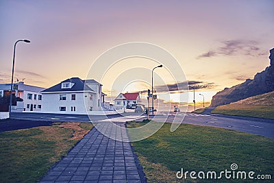 Vestmannaeyjar in Iceland Stock Photo