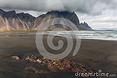 Vestrahorn mountain on Stokksnes in Iceland Stock Photo