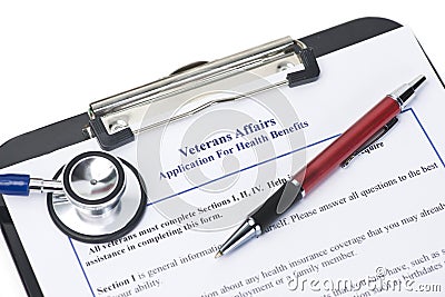 Veteran's Benefits Stock Photo