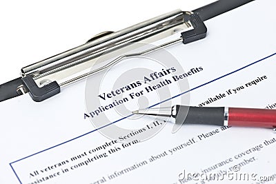 Veteran's Benefits Stock Photo