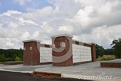 Veterans Cemetery Masoleum Parker Crossroads Editorial Stock Photo