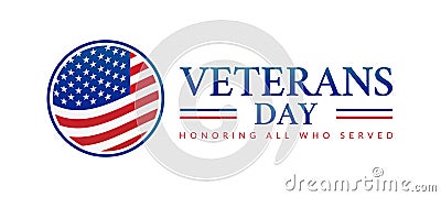 Veterans Day Icon Vector Illustration