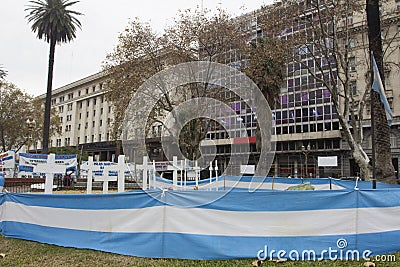 Veterans Malvinas War Buenos Aires Argentina Latin America South America NICE Editorial Stock Photo