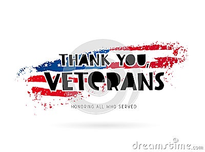 Veterans Vector Illustration