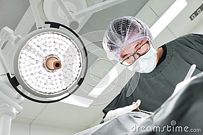 A veterinarian doctor working in operation room Editorial Stock Photo