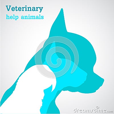 Veterinary help Vector Illustration