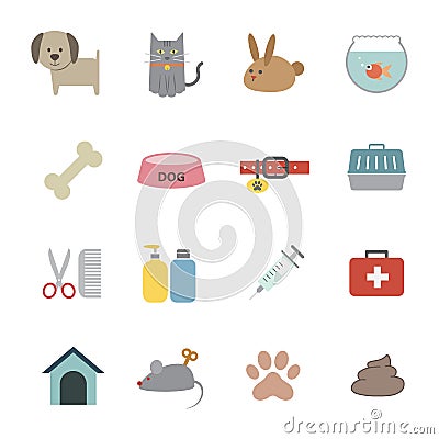 Veterinary icon Stock Photo