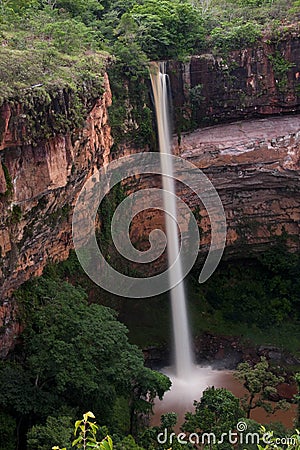 Veu da Noiva Waterfall Stock Photo