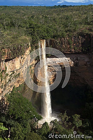 Veu da Noiva Waterfall Stock Photo