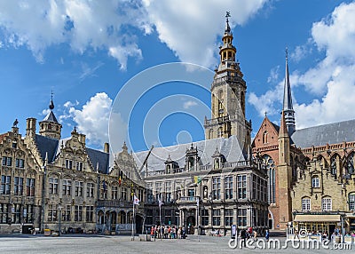 Veurne, West-Vlaanderen, Belgium Editorial Stock Photo