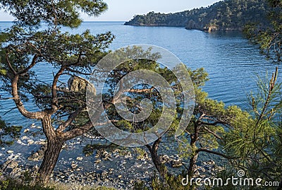 Lycian trail landscape Stock Photo