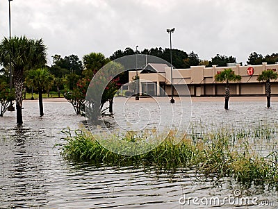 VF Factory Outlet Mall Flooding Editorial Stock Photo