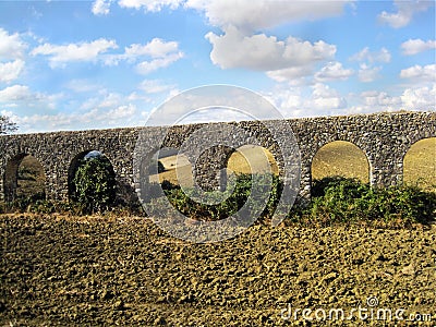 Viaduct near Civitavecchia Stock Photo