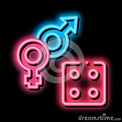 Viagra Pills neon glow icon illustration Vector Illustration