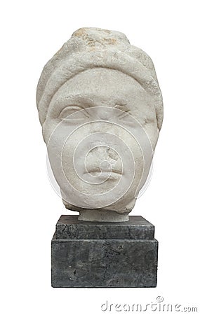 Vibia Sabina bust, Roman Empress, Hadrian wife Editorial Stock Photo