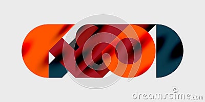 Vibrant abstract background circles with smooth gradients, creating a dynamic and modern design. Ideal for creative Vector Illustration