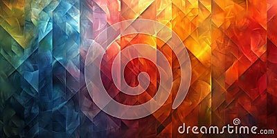 A vibrant assortment of many different colors creating a dynamic multicolored background Stock Photo