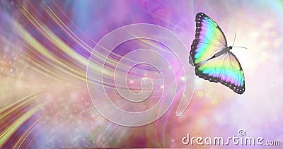 Transformation and spiritual release concept Stock Photo