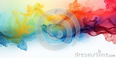 A vibrant and captivating colorful abstract background, filled with an array of shapes, lines, and hues, creating a Stock Photo