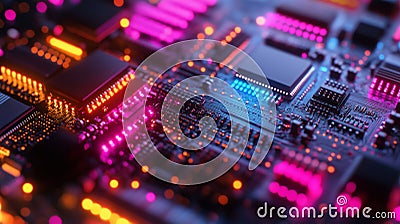 Examining quantum error detection in today's technology Stock Photo