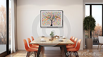 Vibrant 3D Patterns. Mesmerizing Abstract Artwork with Intricate Color Combinations Stock Photo