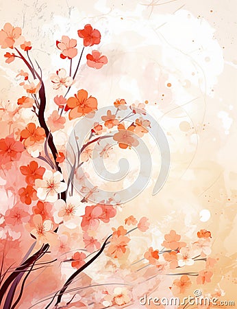 Vibrant Floral Style: Add Spring to Your Designs! Stock Photo