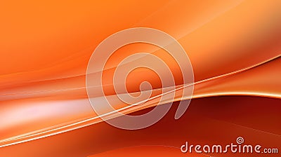 vibrant futuristic orange background Cartoon Illustration
