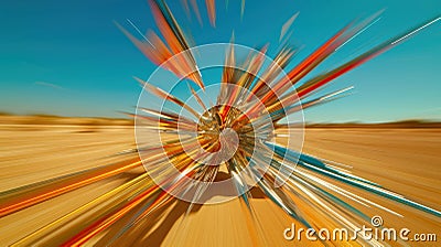 Empowerment: A Bold and Inspiring Message to Spark Positive Change and Motivation, Vibrant Image Complementing the Text Stock Photo