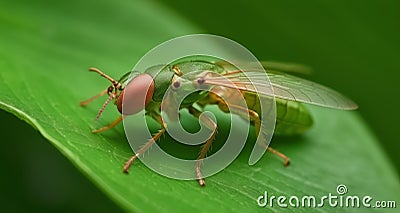 Vibrant insect life in nature's palette Stock Photo