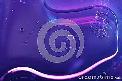 Vibrant neon purple liquid background Stock Photo