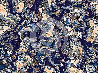 Vibrant painterly mineral stone effect texture seamless pattern. Vivid marbled rock color backdrop texture. Variegated Stock Photo