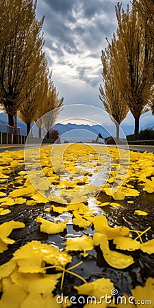 Vibrant Photography Installations: Exploring Nature And Urban Scenes Stock Photo